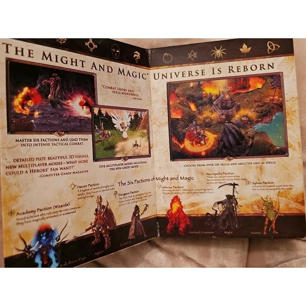 Heroes of Might and Magic V (PC, 2006) Complete With Manual GUC